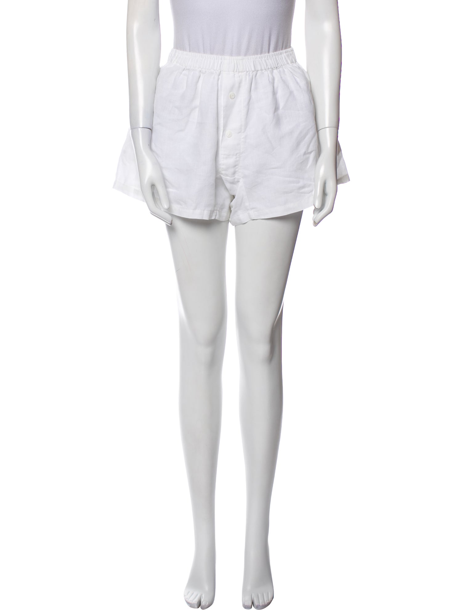 Deiji Studios Linen Mini Shorts