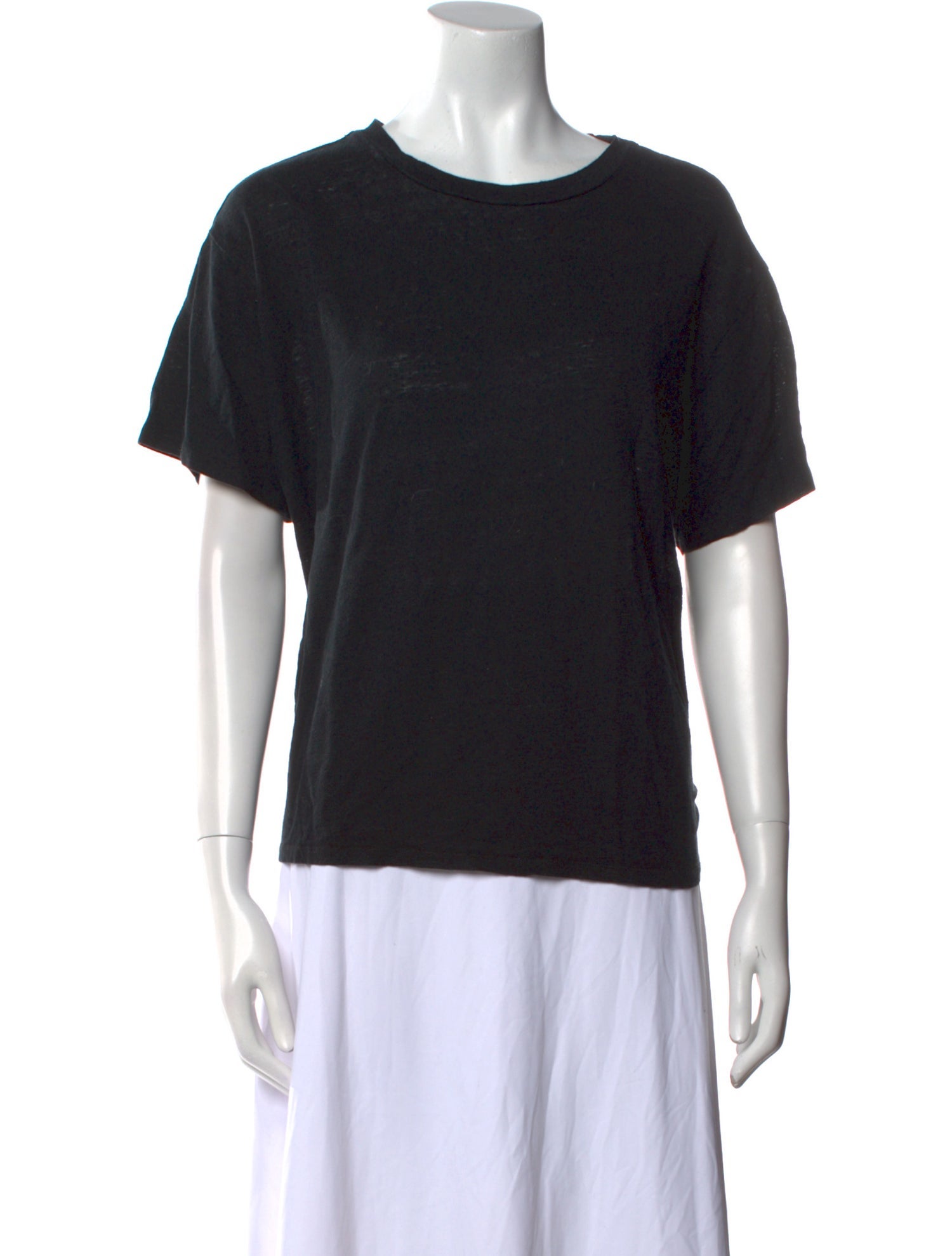 Deiji Studios Linen Crew Neck T-Shirt