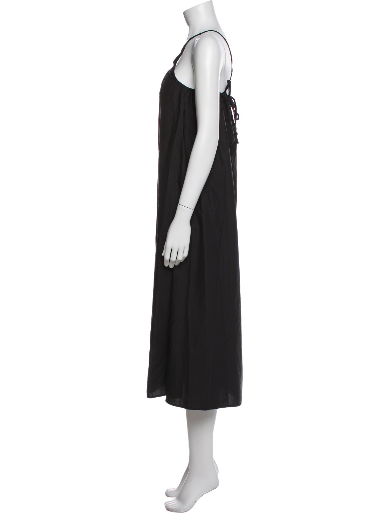 Deiji Studios Halterneck Knee-Length Dress