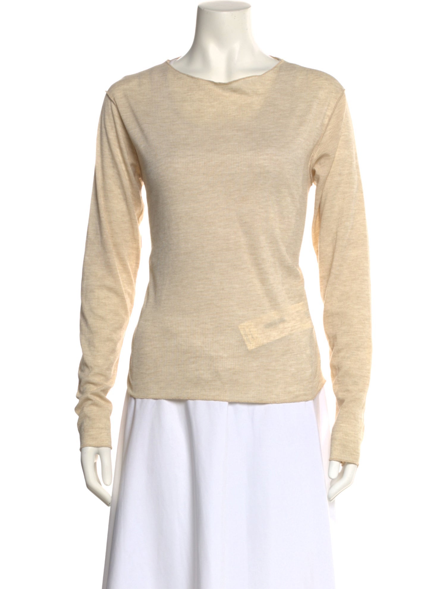 Deiji Studios Bateau Neckline Long Sleeve Top