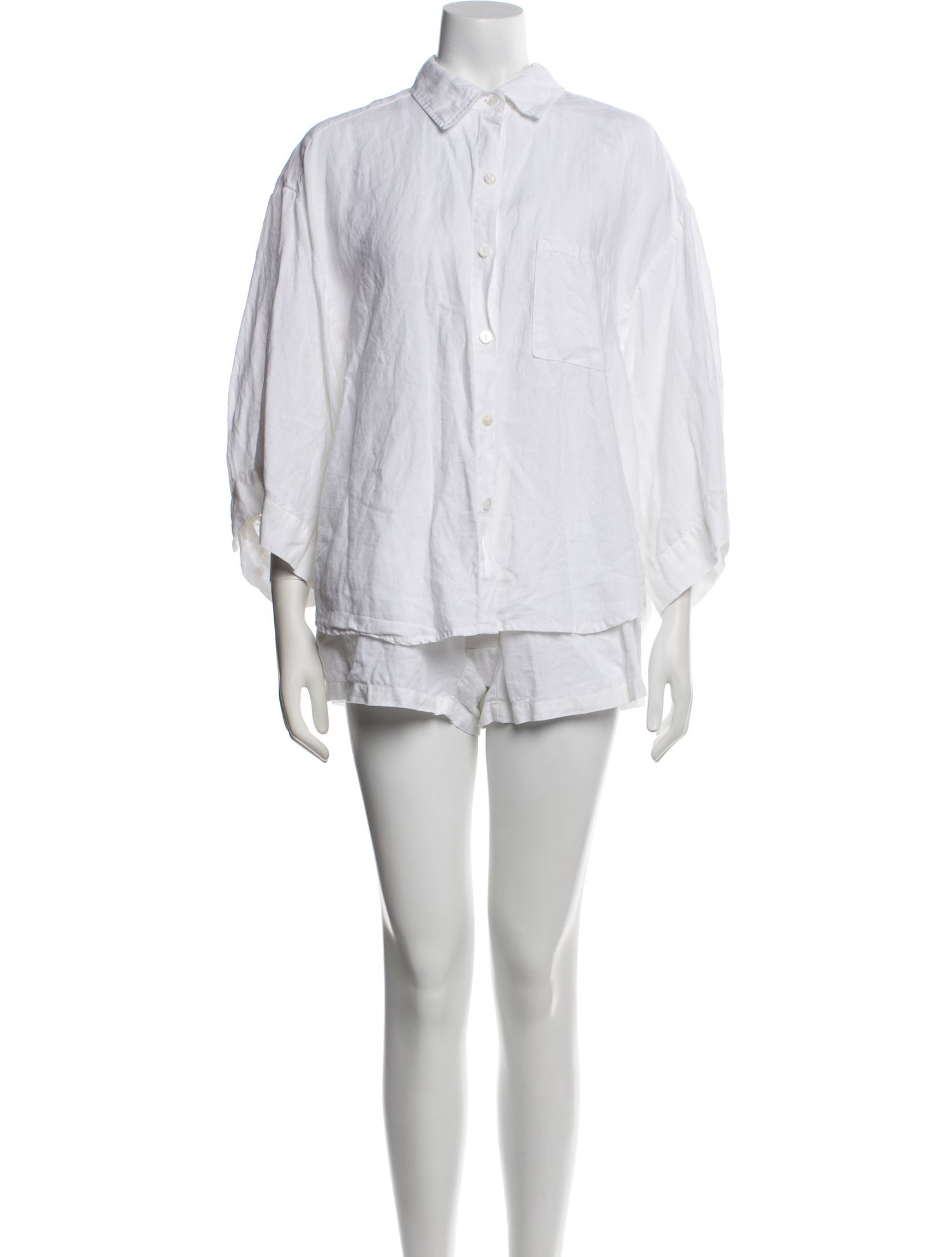 Deiji Studios Linen Short Set