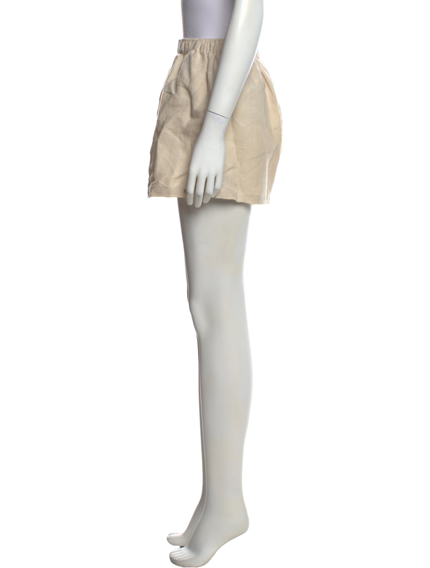 Deiji Studios Linen Mini Shorts