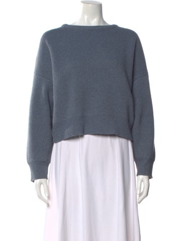 Pre-owned Deiji Studios Bateau Neckline Sweater In Blue