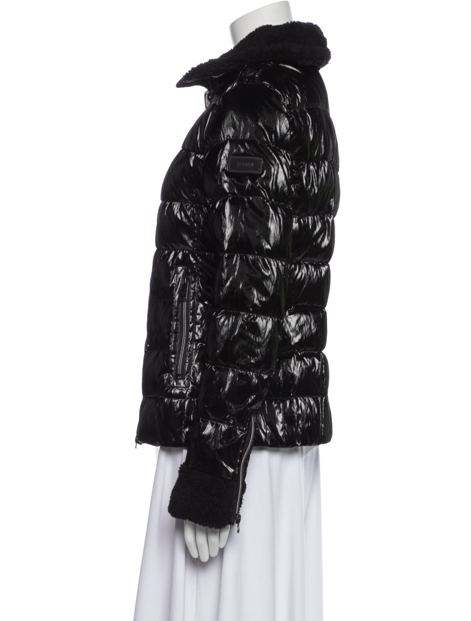 Dekker Printed Faux Fur Jacket