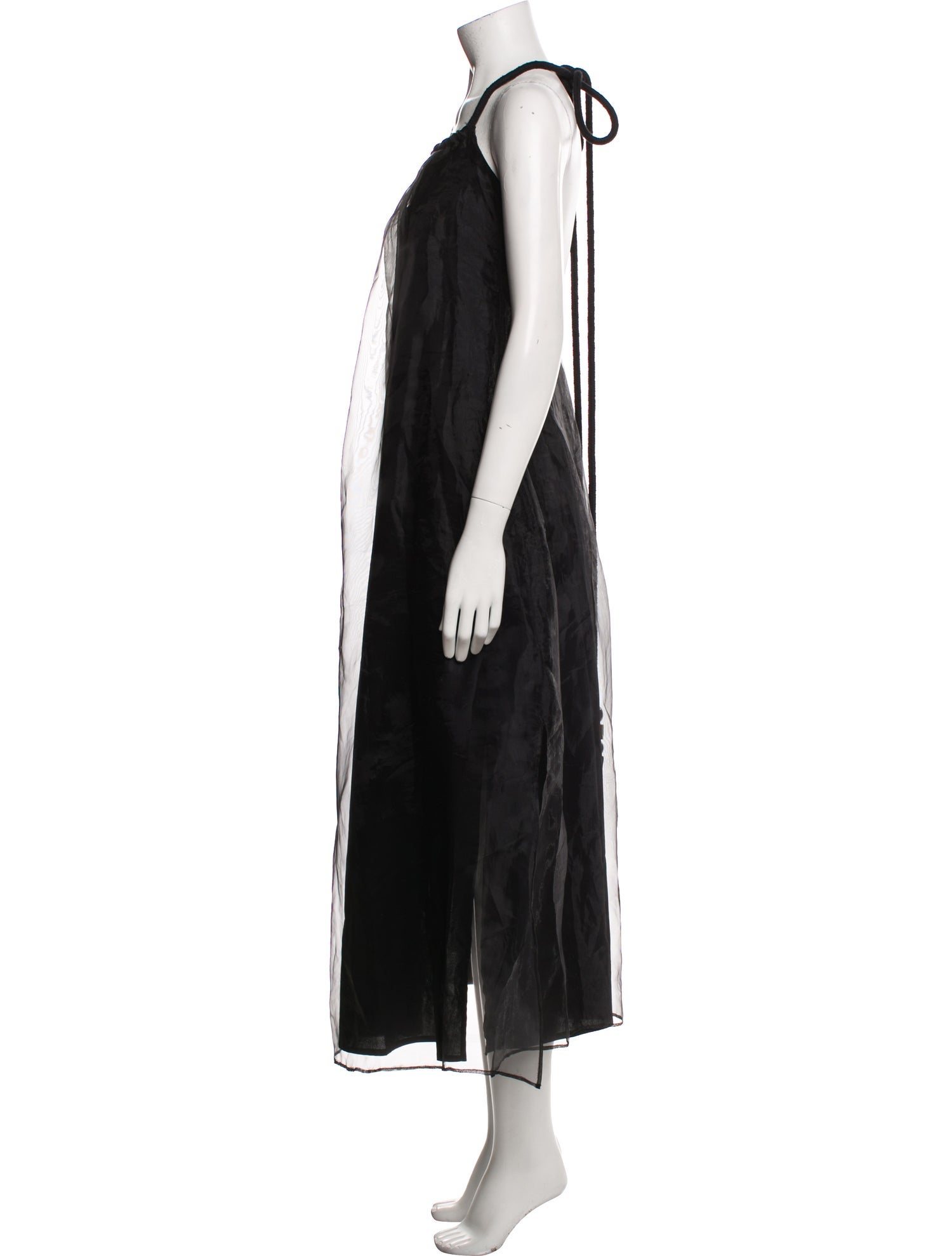 Delfina Balda Square Neckline Midi Length Dress