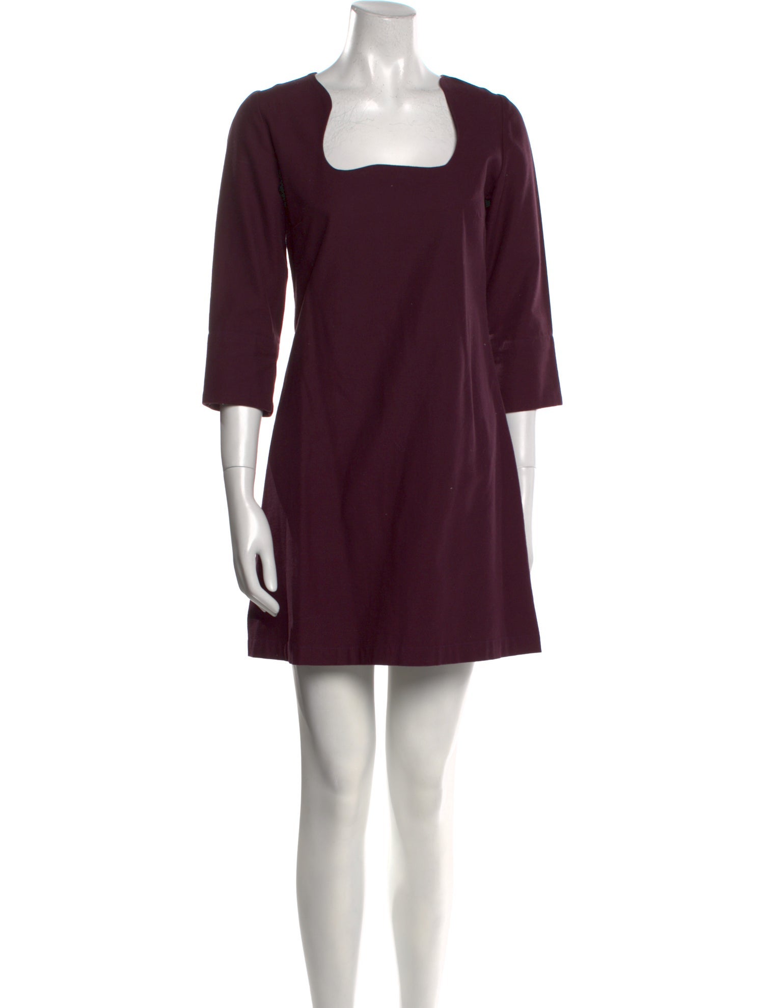 Delfina Balda Square Neckline Mini Dress