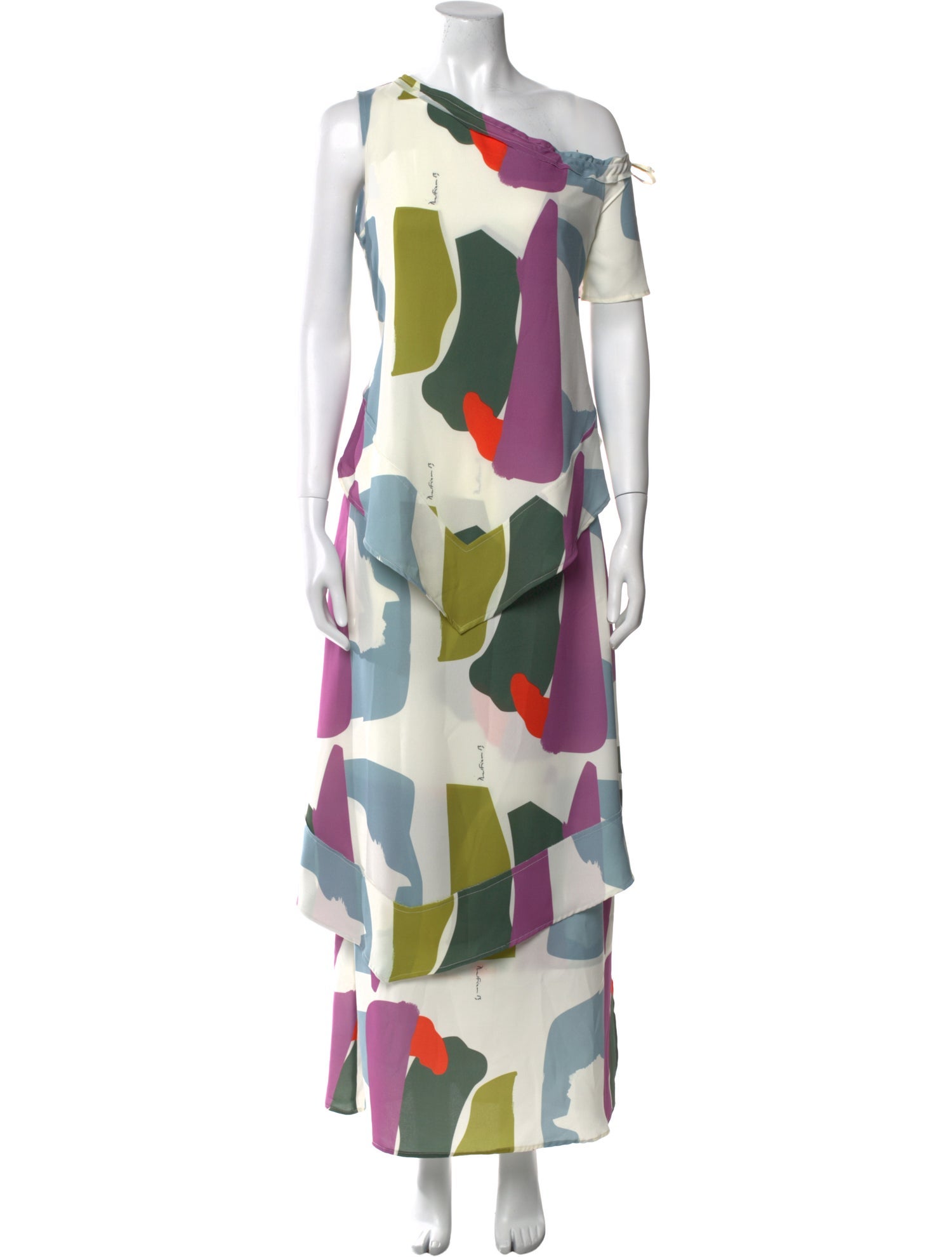 Delfina Balda Printed Long Dress