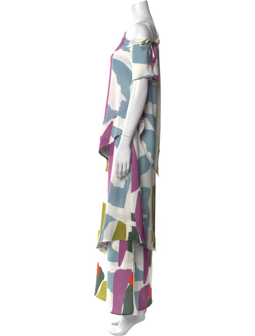 Delfina Balda Printed Long Dress