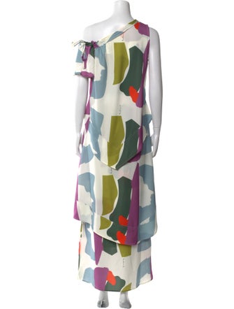 Delfina Balda Printed Long Dress