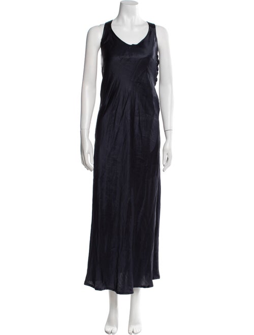 Delfina Balda Scoop Neck Long Dress
