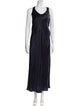 Delfina Balda Scoop Neck Long Dress