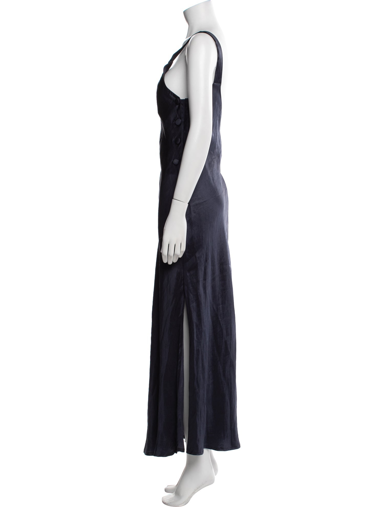 Delfina Balda Scoop Neck Long Dress