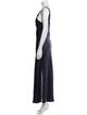 Delfina Balda Scoop Neck Long Dress