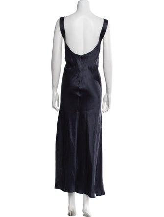 Delfina Balda Scoop Neck Long Dress