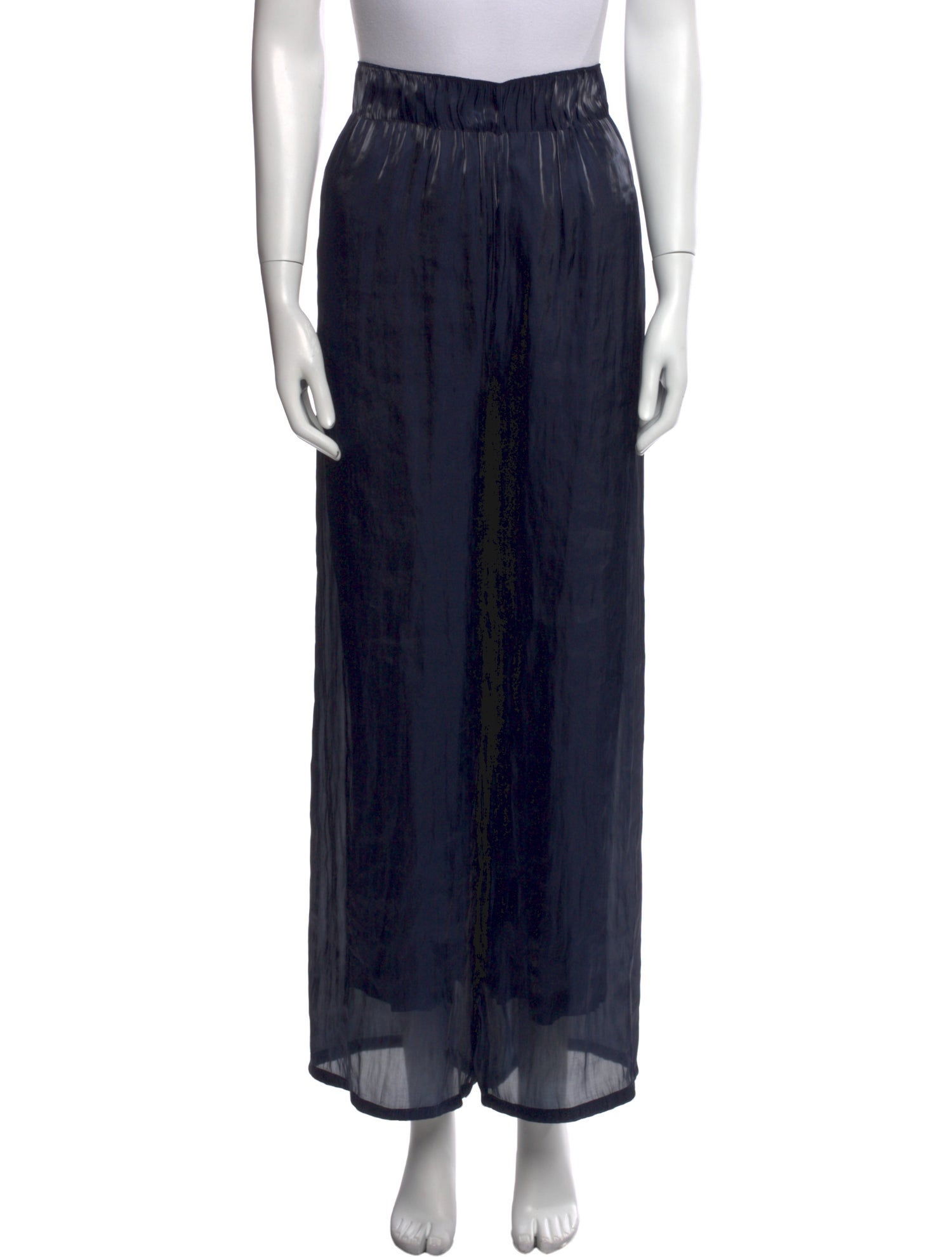 Delfina Balda Silk Wide Leg Pants