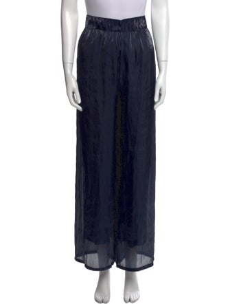 Delfina Balda Silk Wide Leg Pants