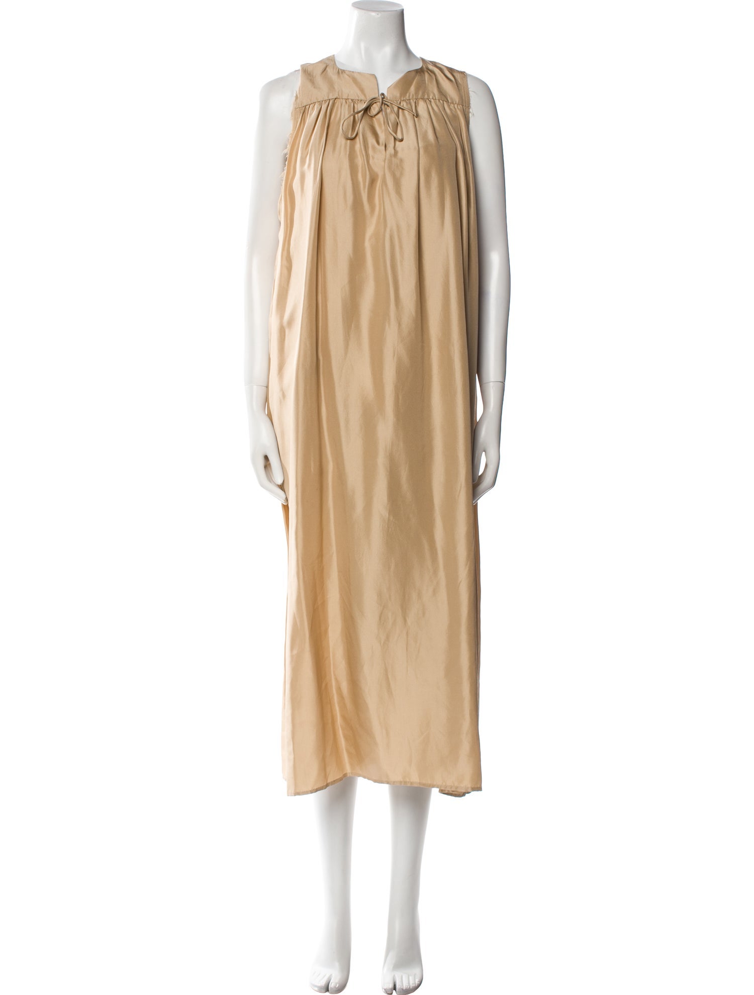 Delfina Balda Silk Long Dress