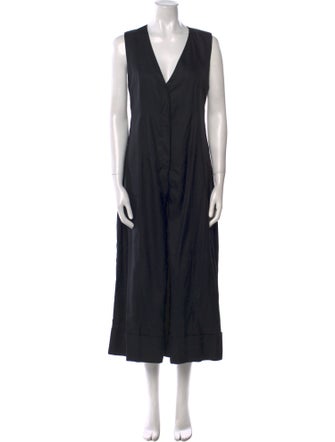 Delfina Balda Plunge Neckline Jumpsuit
