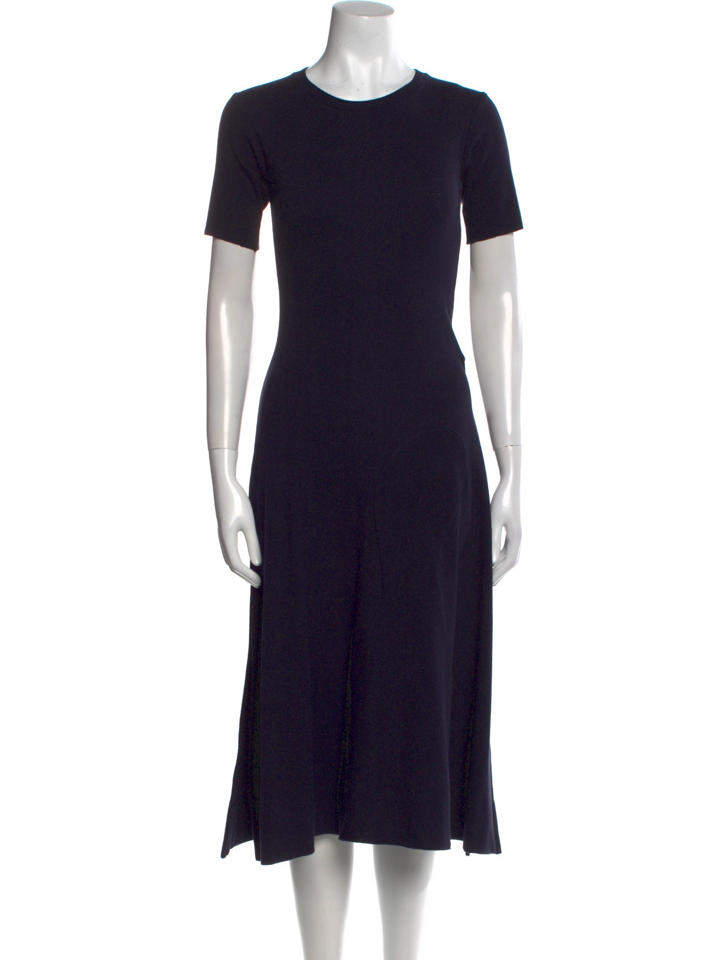 Delfina Balda Crew Neck Midi Length Dress