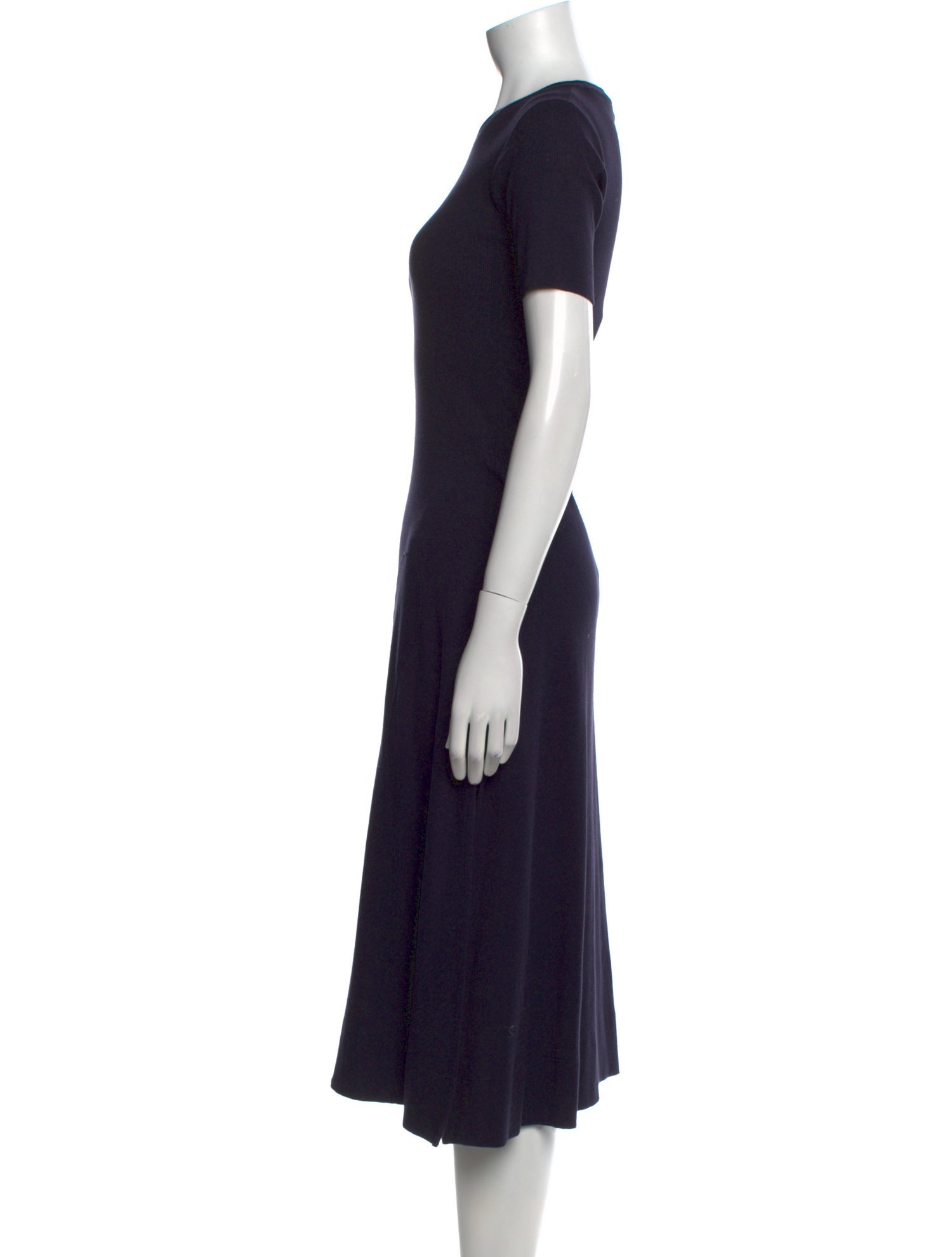 Delfina Balda Crew Neck Midi Length Dress