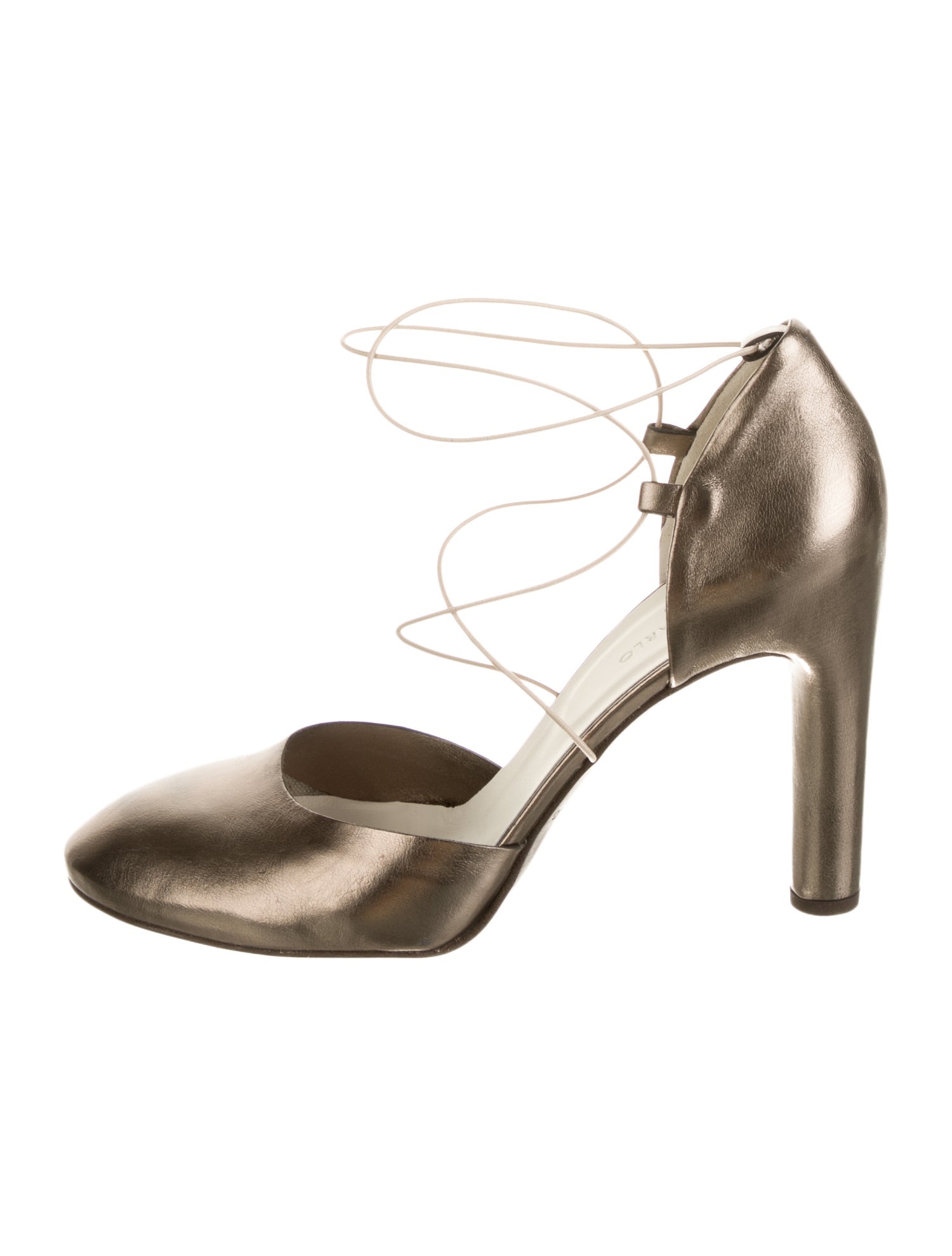 Del Carlo Leather D'Orsay Pumps