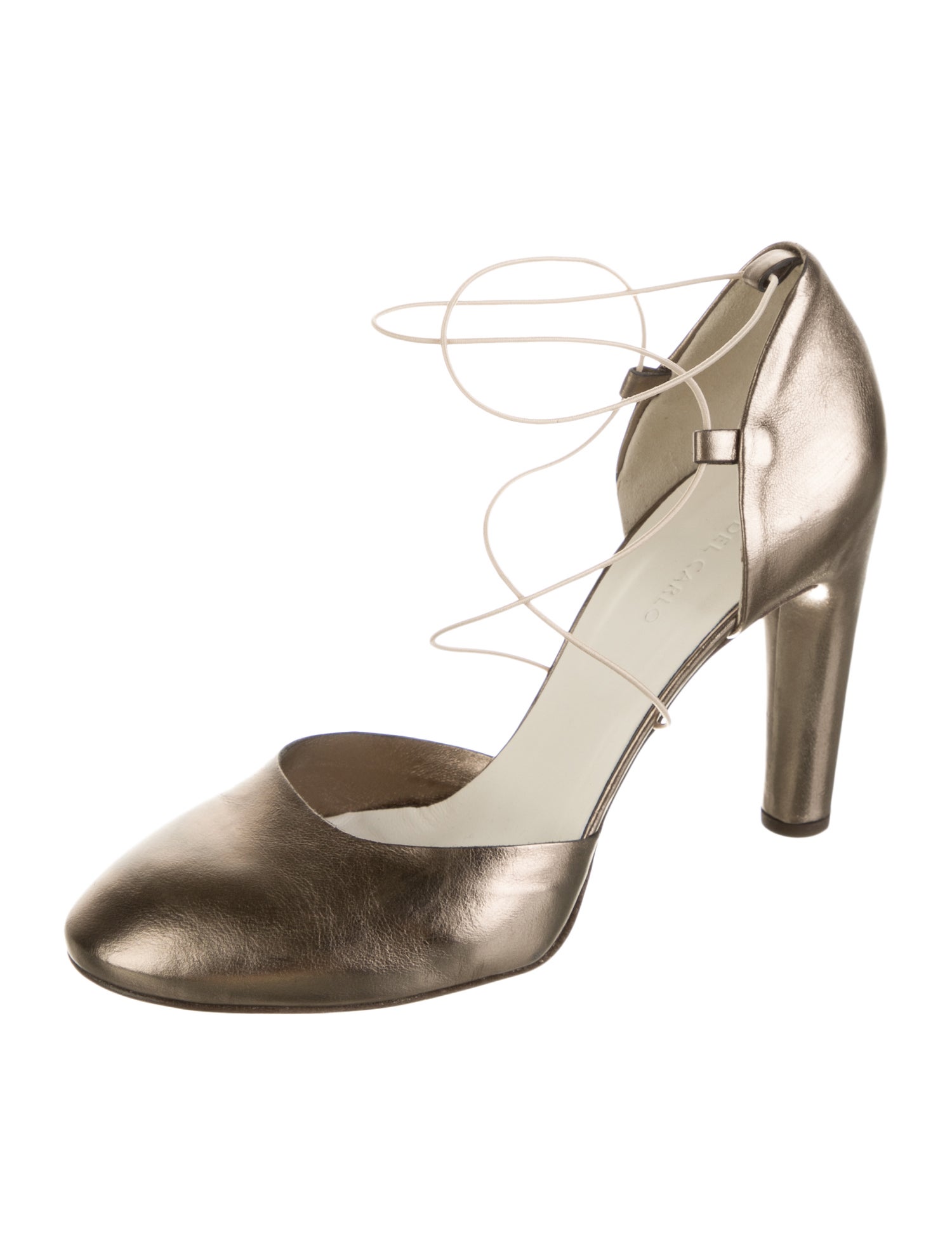 Del Carlo Leather D'Orsay Pumps