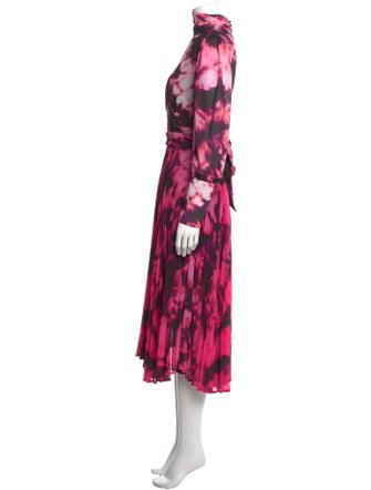 Delfi Collective Tie-Dye Print Midi Length Dress