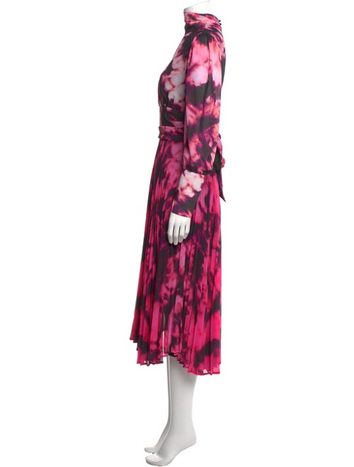 Delfi Collective Tie-Dye Print Midi Length Dress