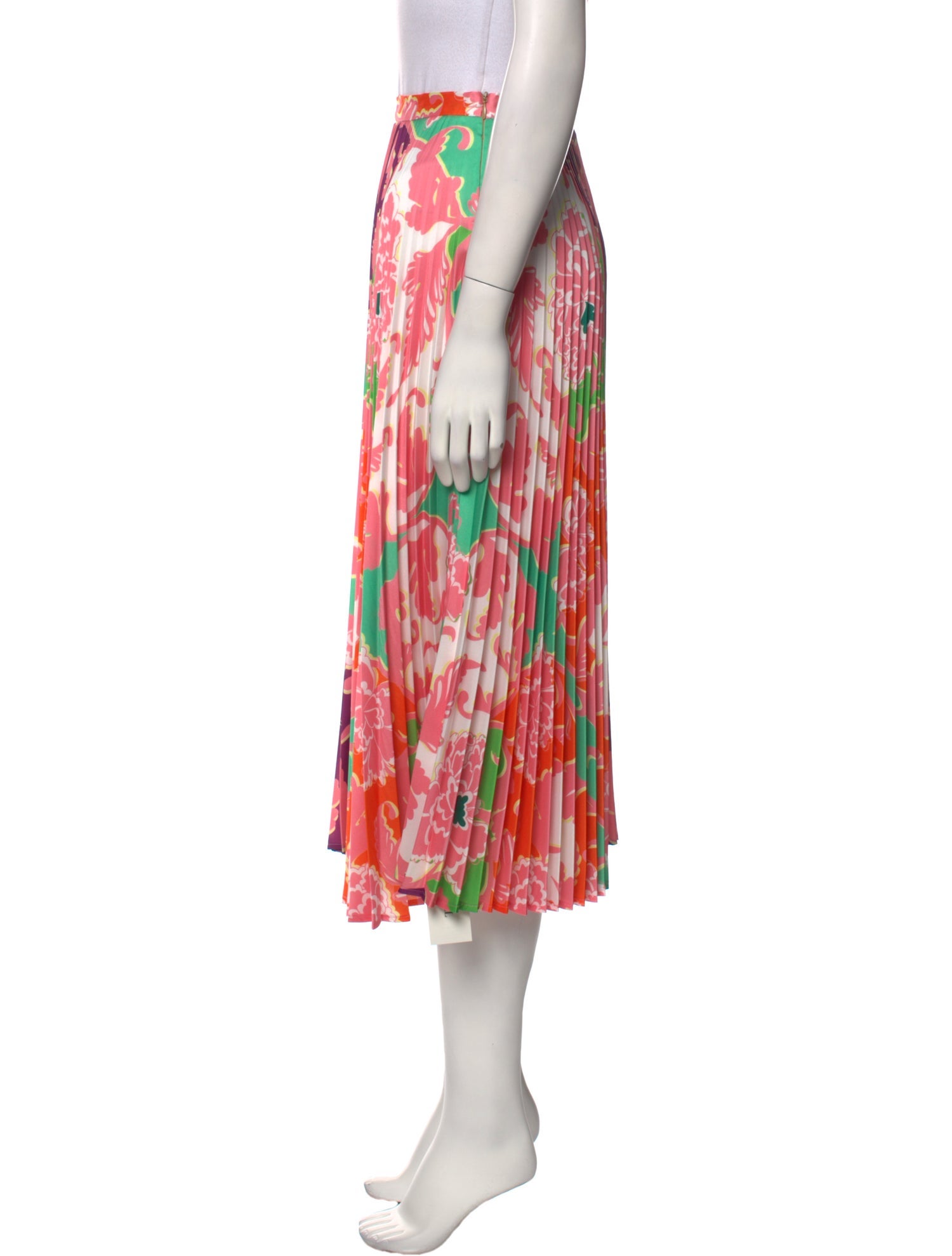 Delfi Collective Printed Midi Length Skirt