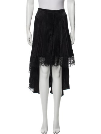 Delfi Collective Lace Pattern Midi Length Skirt