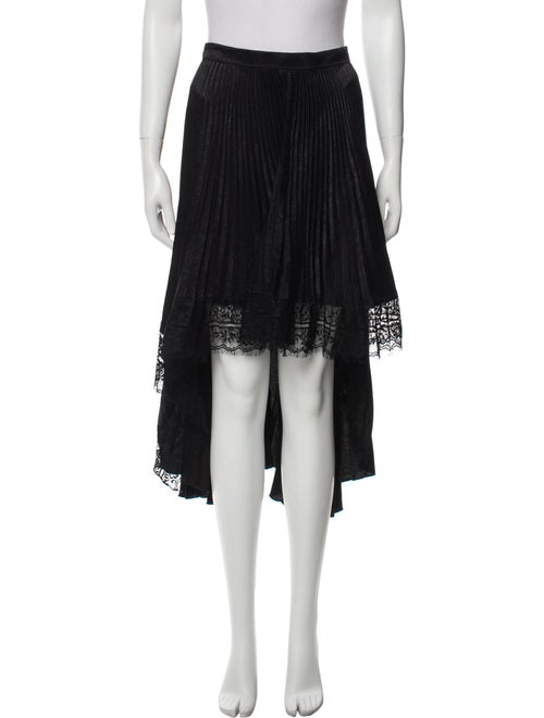 Delfi Collective Lace Pattern Midi Length Skirt