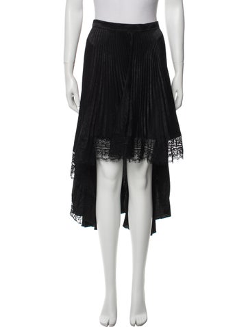 Delfi Collective Skirts Lace Pattern Midi Length Skirt XS