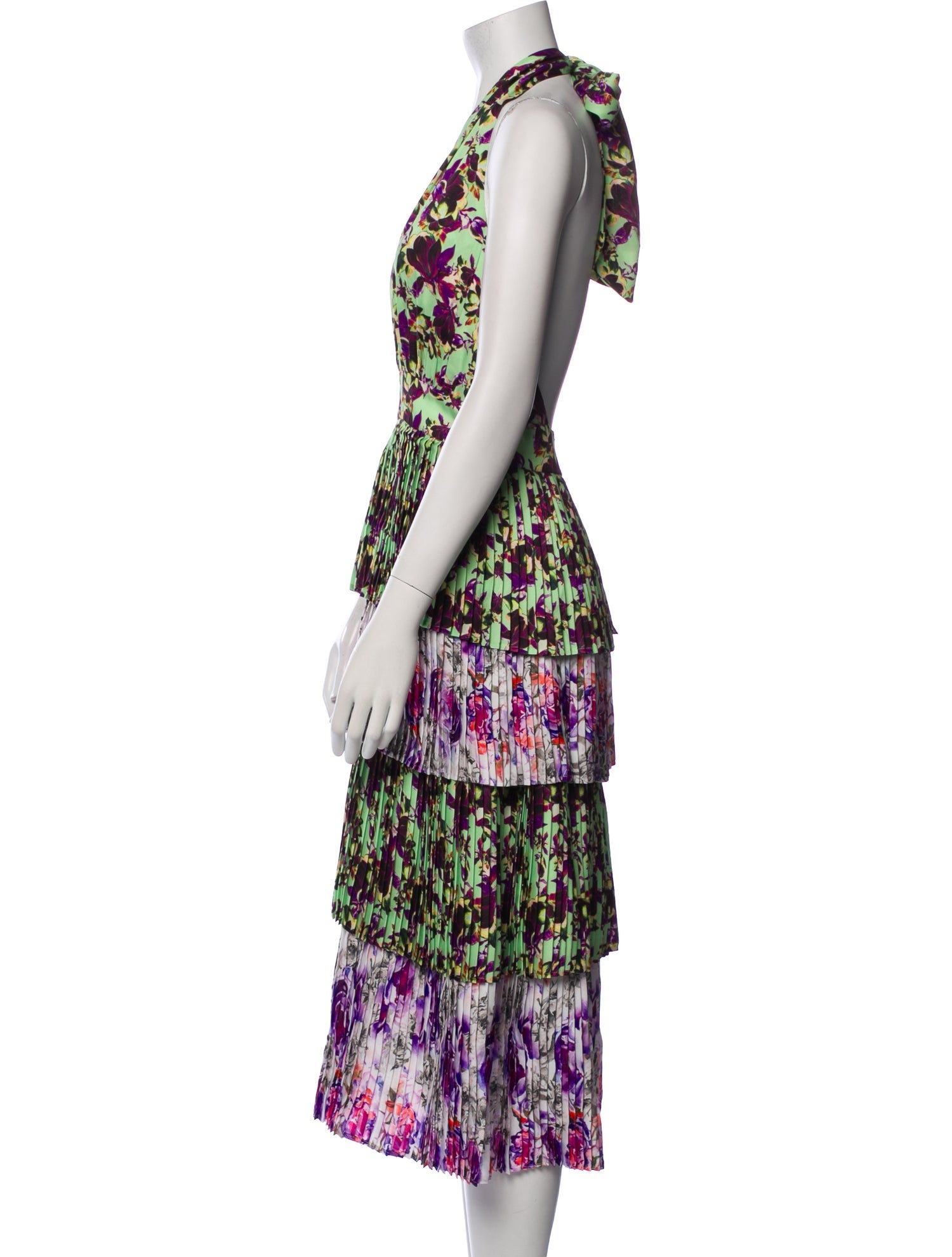 Delfi Collective Printed Long Dress w/ Tags