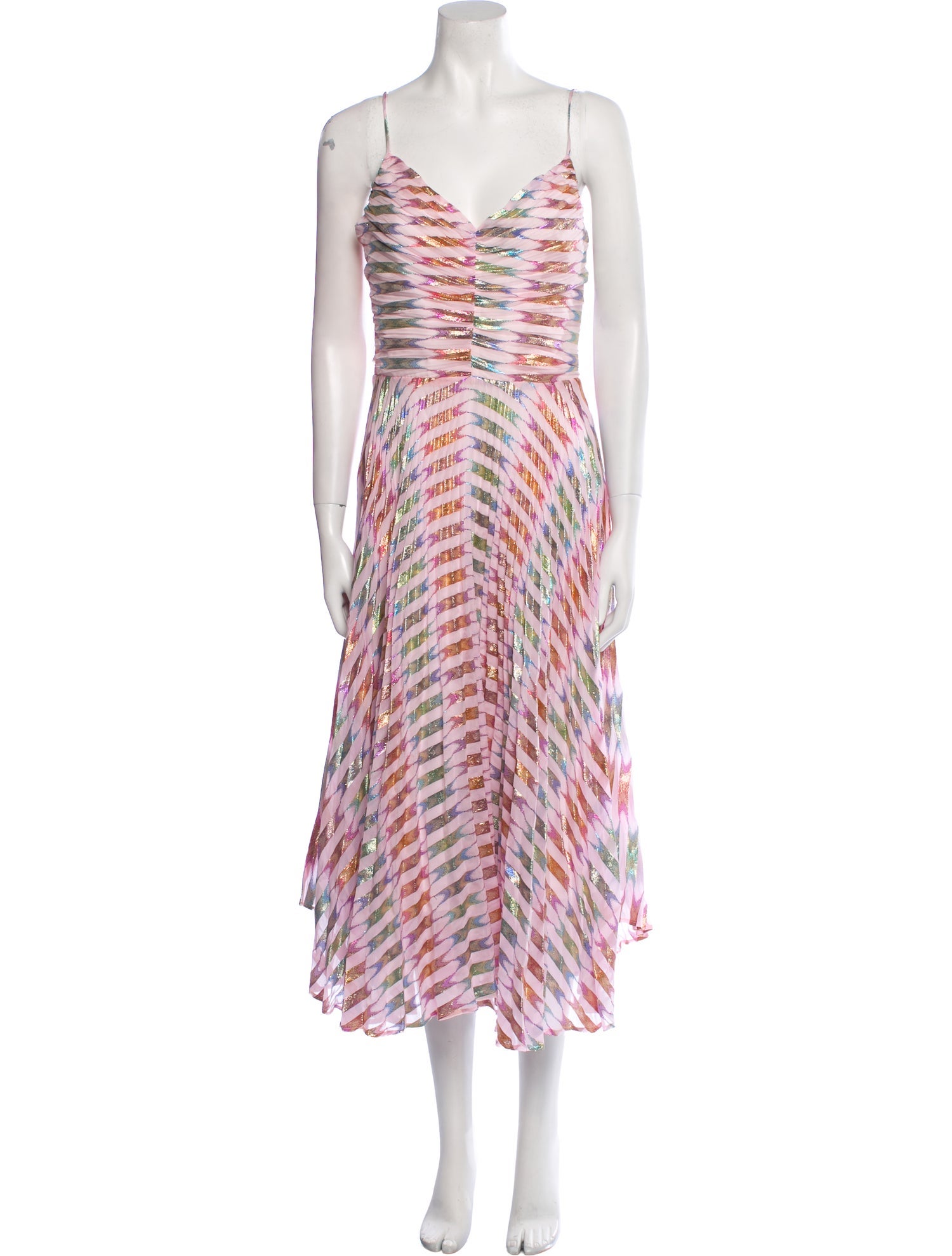 Delfi Collective Silk Midi Length Dress