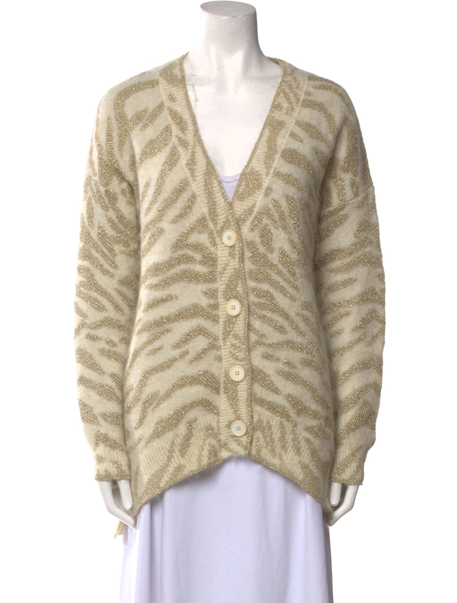 Delfi Collective Mohair Animal Print Sweater w/ Tags