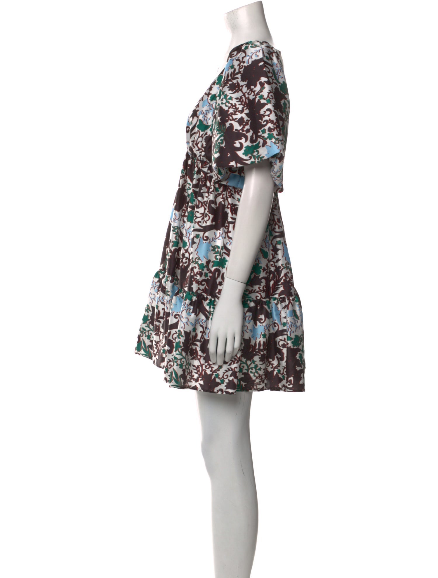 Delfi Collective Floral Print Mini Dress