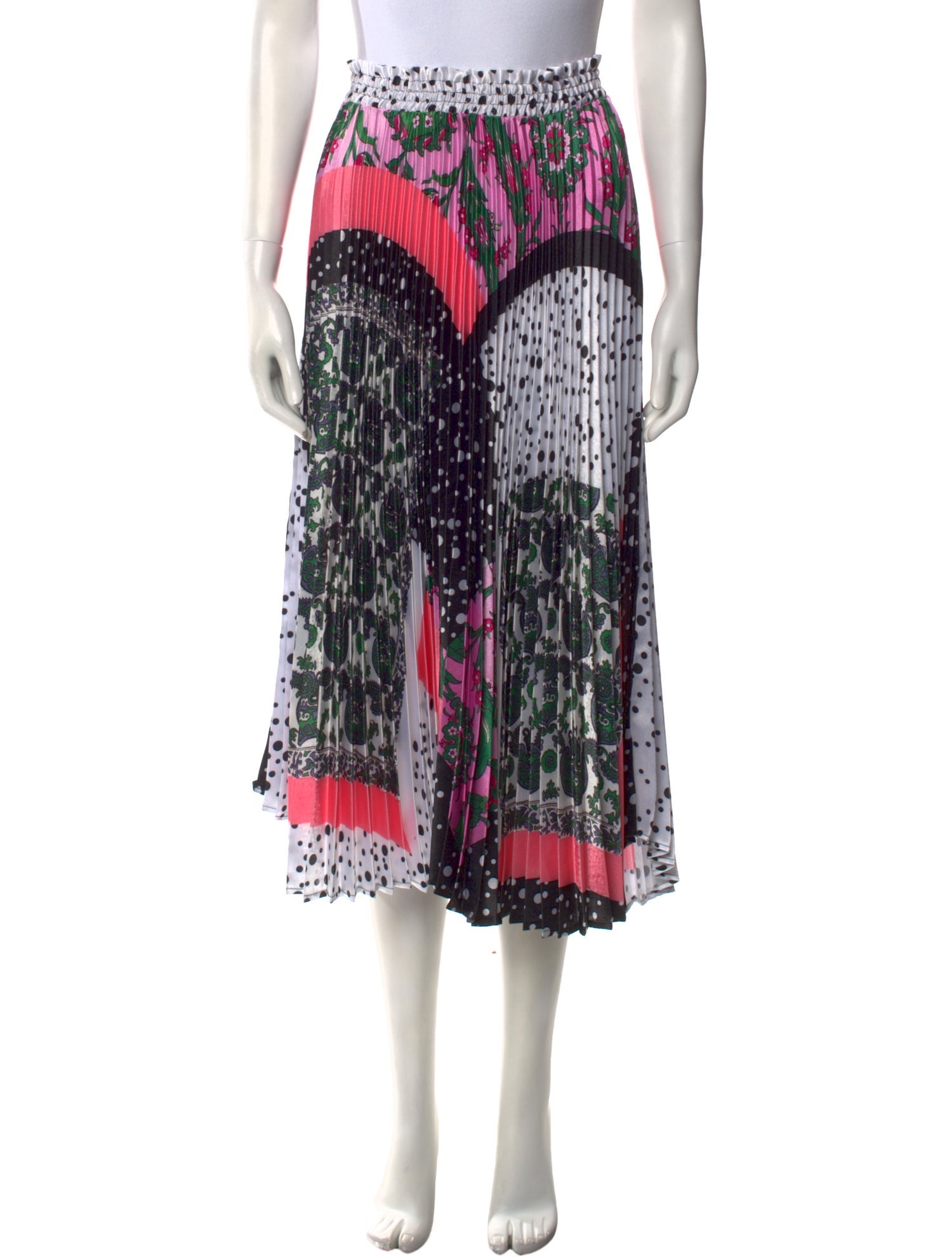 Delfi Collective Printed Midi Length Skirt