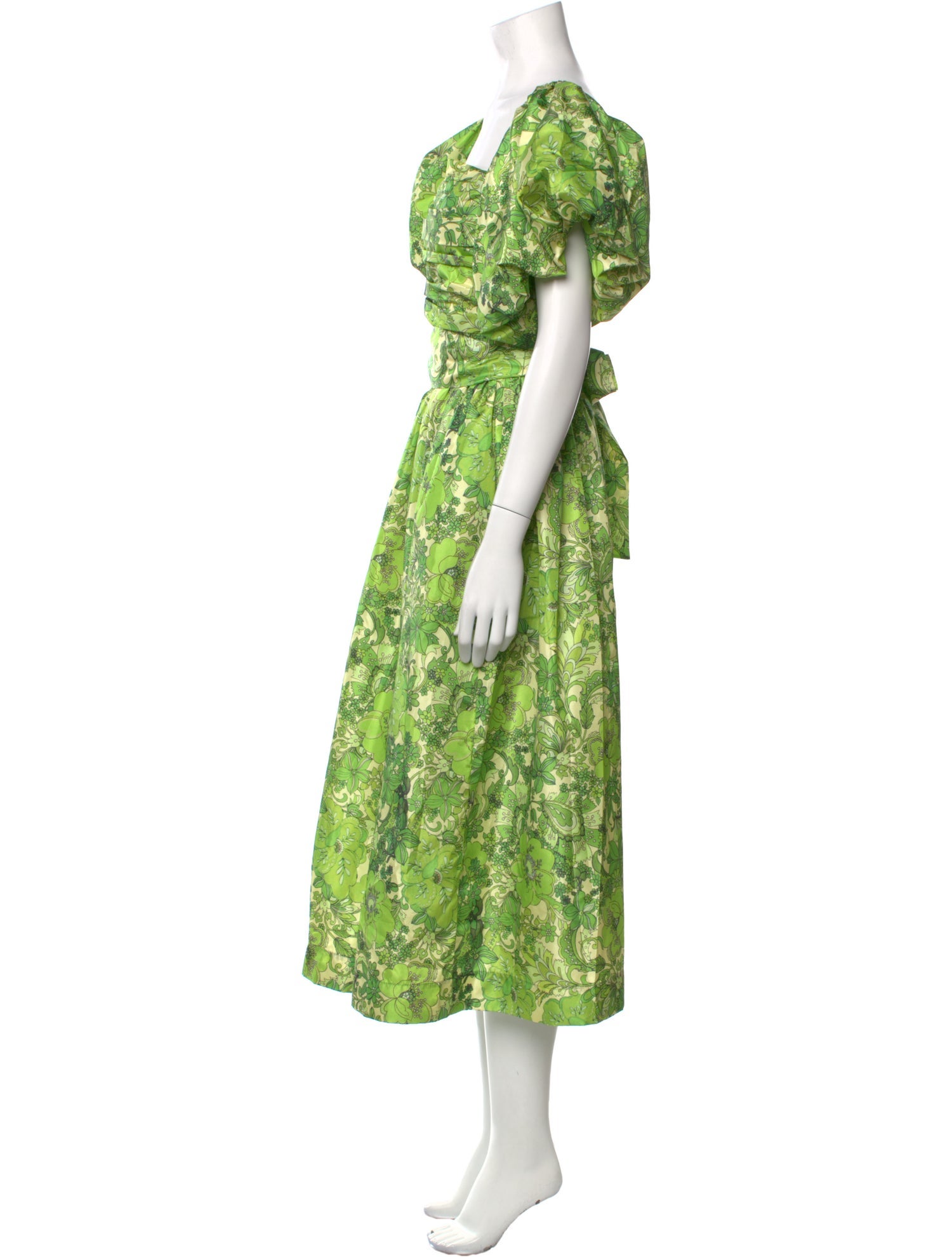 Delfi Collective Floral Print Knee-Length Dress