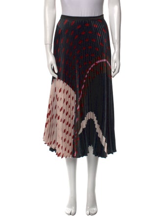 Delfi Collective Printed Midi Length Skirt