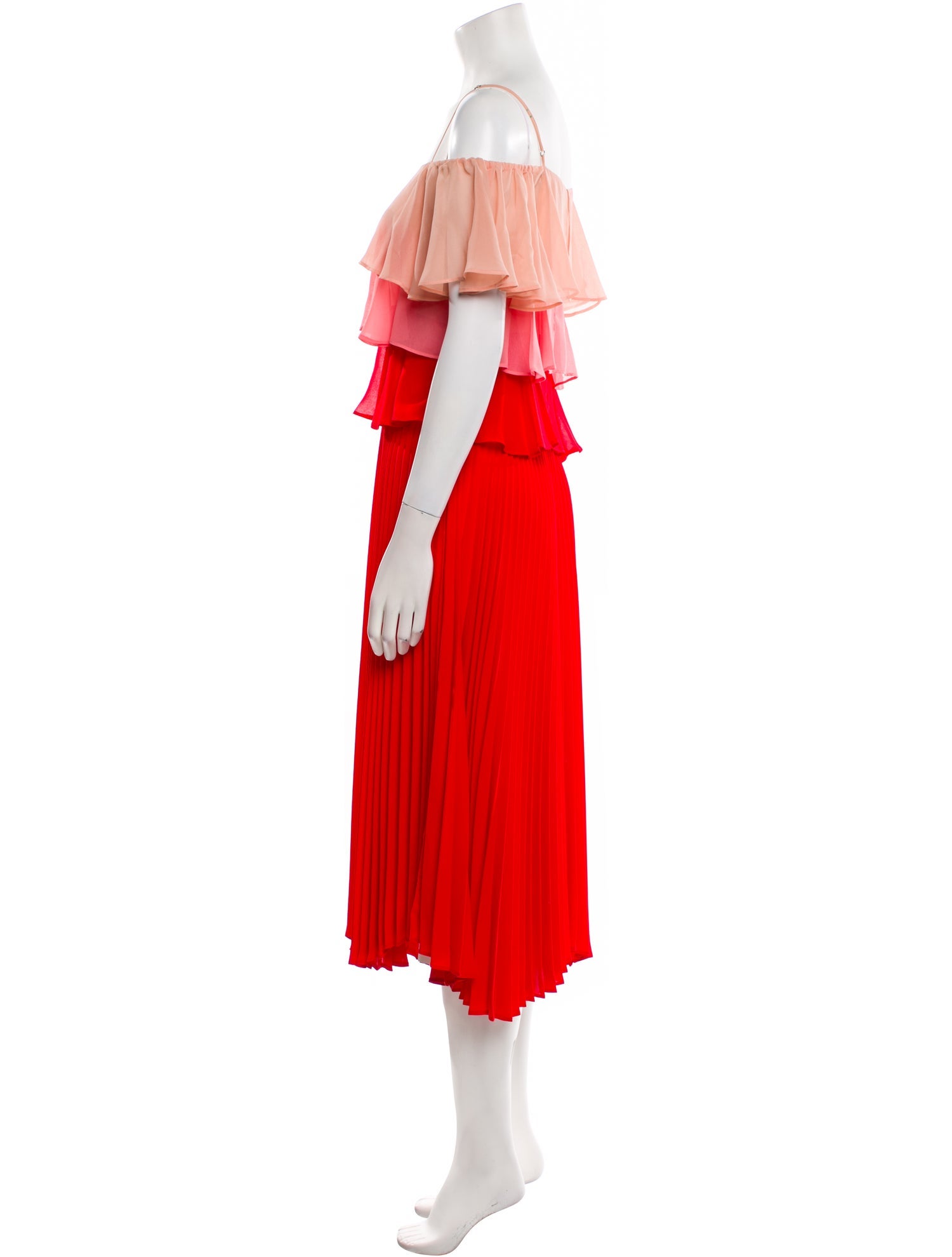 Delfi Collective Off-The-Shoulder Midi Length Dress