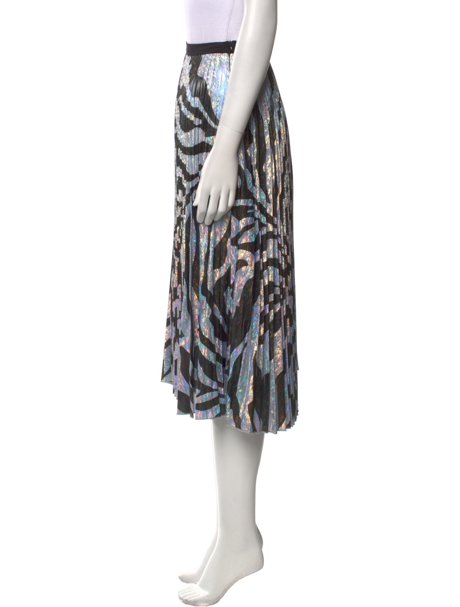 Delfi Collective Animal Print Midi Length Skirt