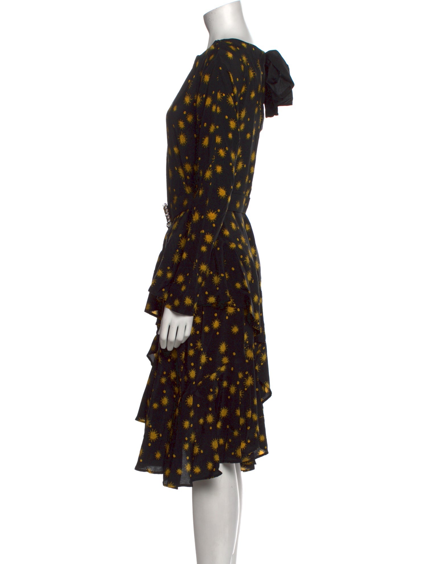 Delfi Collective Printed Midi Length Dress