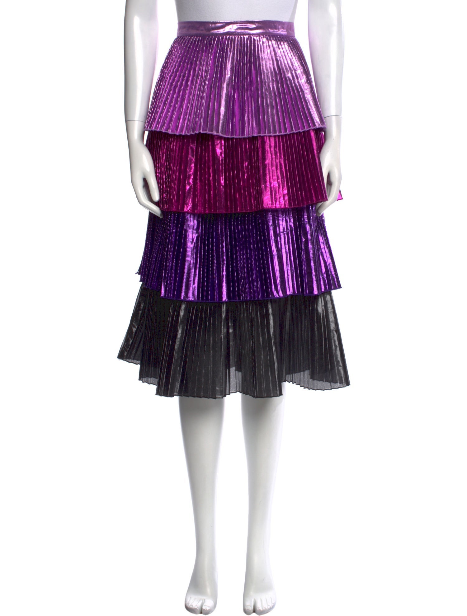 Delfi Collective Nylon Knee-Length Skirt