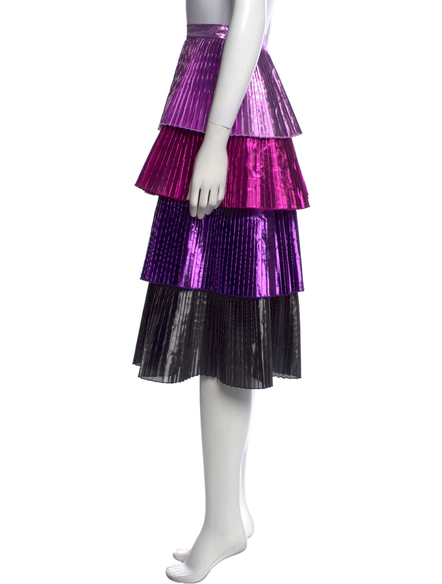 Delfi Collective Nylon Knee-Length Skirt