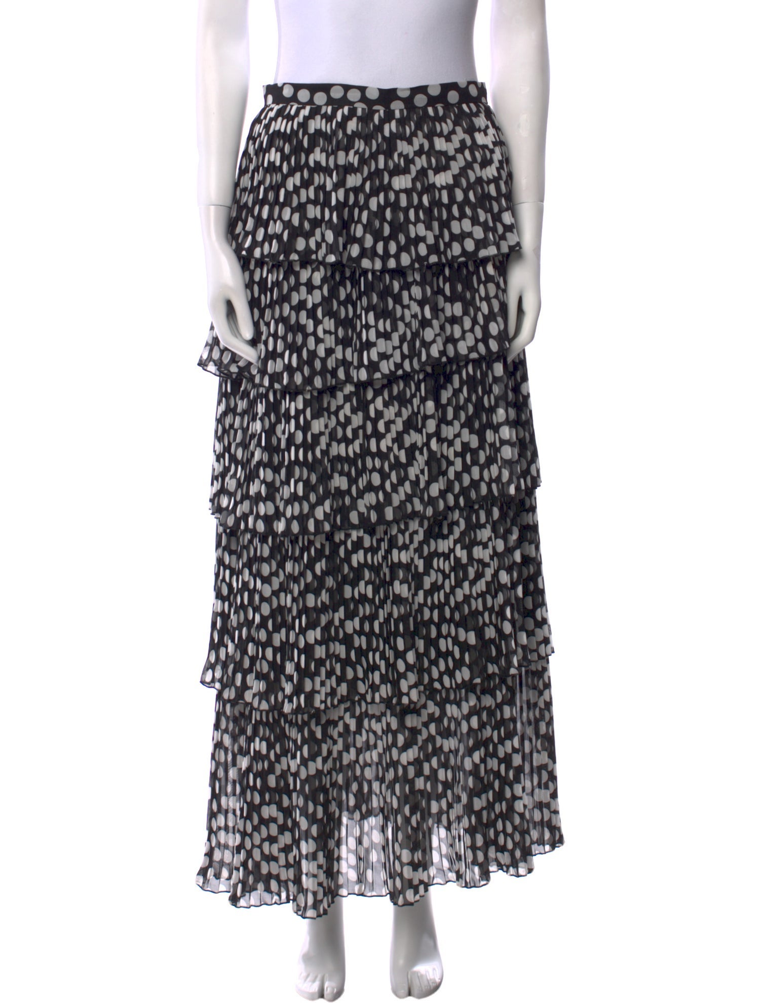 Delfi Collective Polka Dot Print Long Skirt