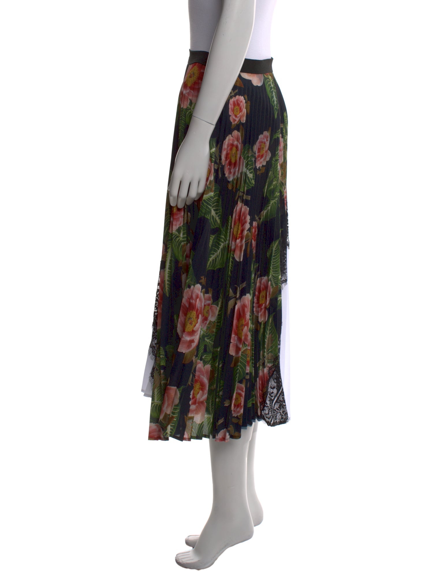 Delfi Collective Floral Print Midi Length Skirt