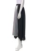 Delfi Collective Colorblock Pattern Midi Length Skirt