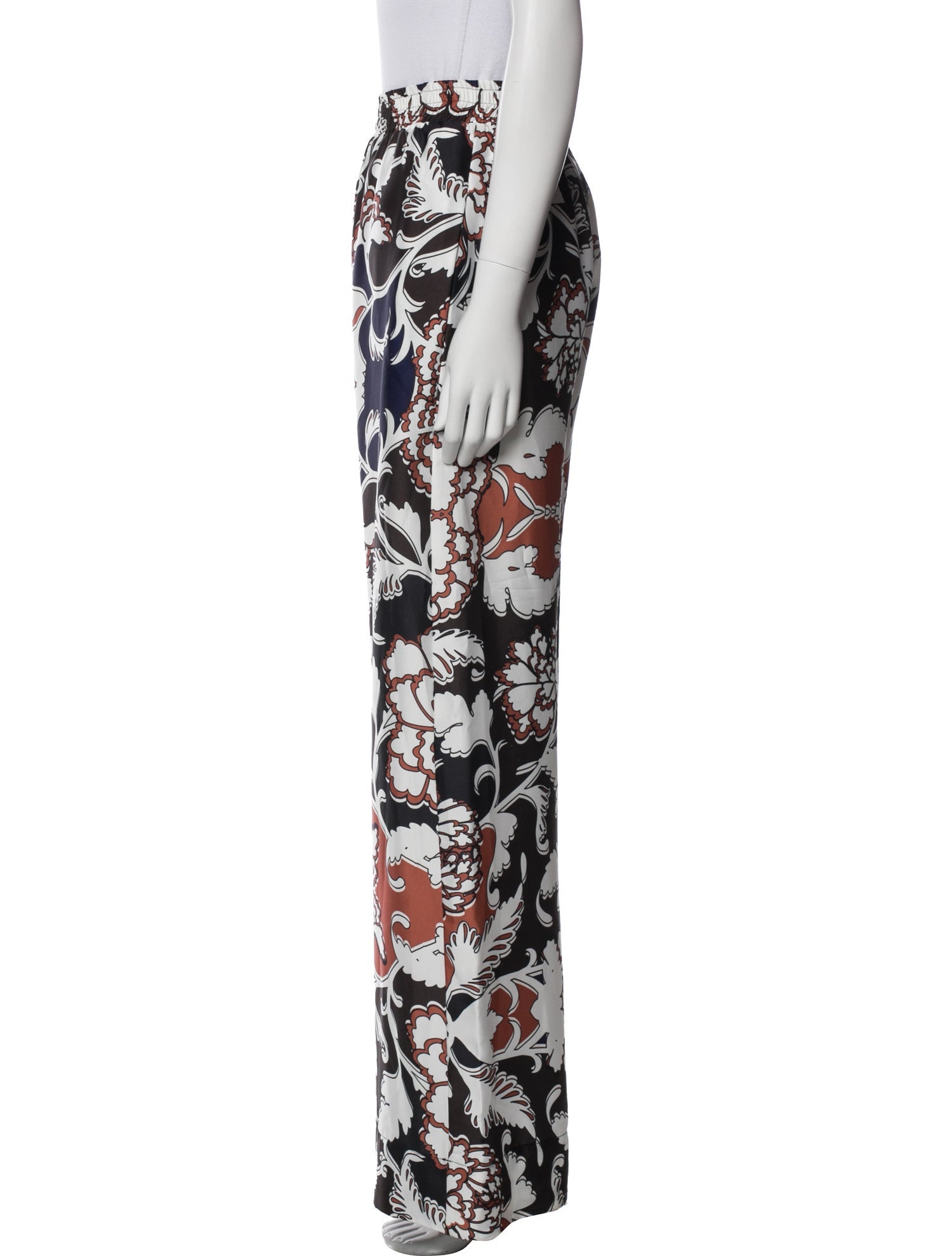Delfi Collective Floral Print Wide Leg Pants