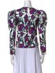 Delfi Collective Floral Print Crew Neck Blouse