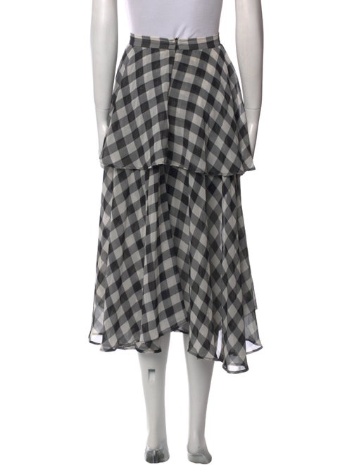 Delfi Collective Plaid Print Knee-Length Skirt
